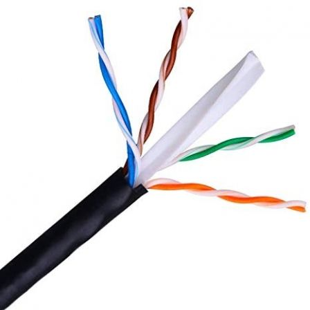 Nano Cable 10.20.0504-EXT-BK Cable de Red Exterior Cat.6 UTP AWG24 Impermeable - Bobina 305 Metros Negro Nano Cable 10.20.0504-EXT-BK Cable de Red Exterior Cat.6 UTP AWG24 Impermeable - Bobina 305 Metros Negro